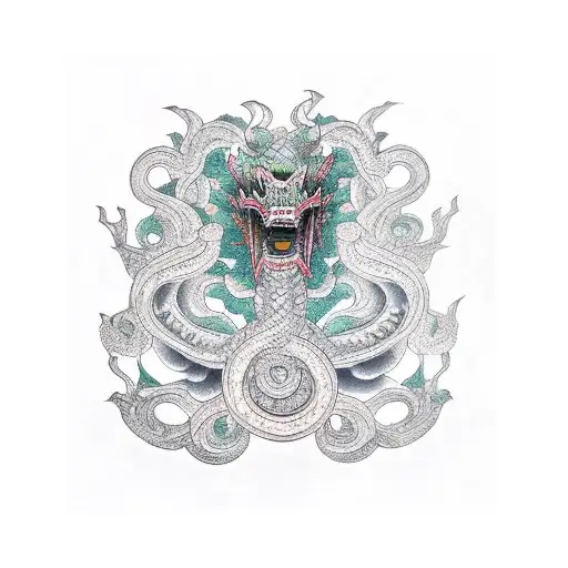 The Feathered Serpent tattoo design idea