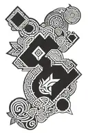 Filipino tribal patterns tattoo design idea