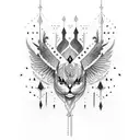 egipt tattoo design idea