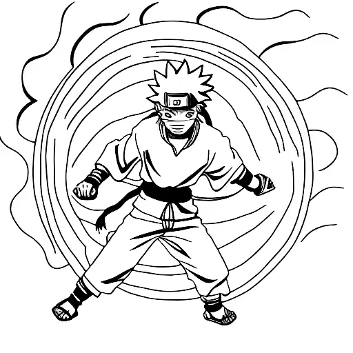 Sol de naruto tattoo design idea