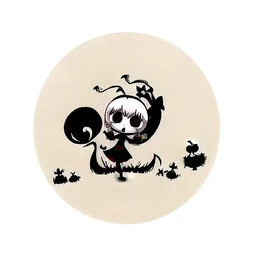 Nightmare before christmas tattoo design idea