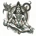 lord shiva nataraja tattoo design idea
