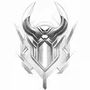 Thor com machado tattoo design idea