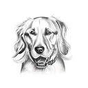 Dog tattoo design idea