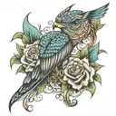 Joan Bailey written tattoo design idea