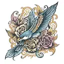 Joan Bailey written tattoo design idea