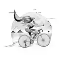bike swim run tattoo design idea