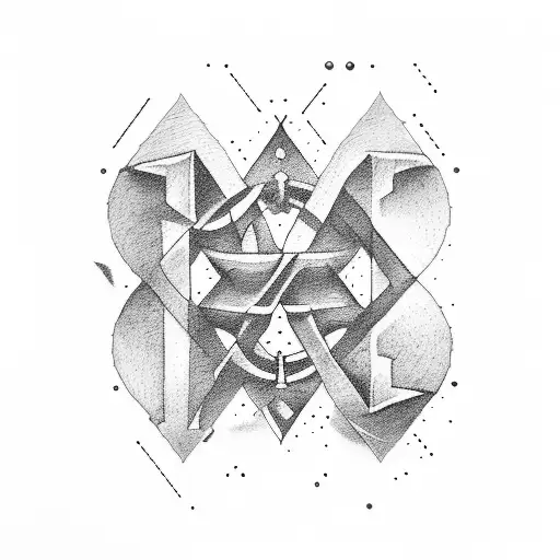 Anagram of 12 and 21 tattoo design idea