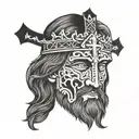 Ave Christus Rex  tattoo design idea