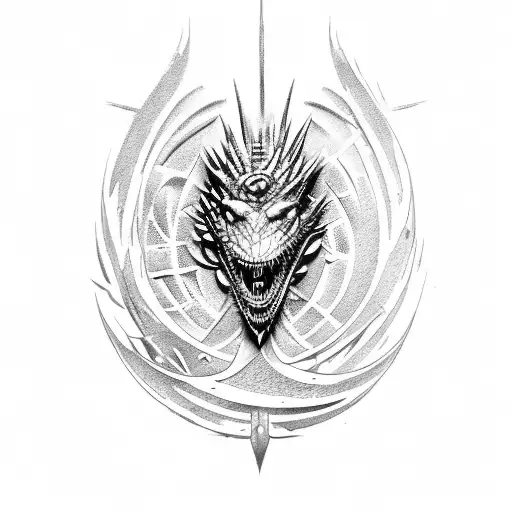 game of thrones senhor dos anéis tattoo design idea