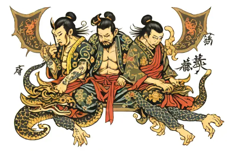 Ashura tattoo design idea