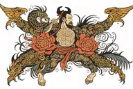 Ashura tattoo design idea