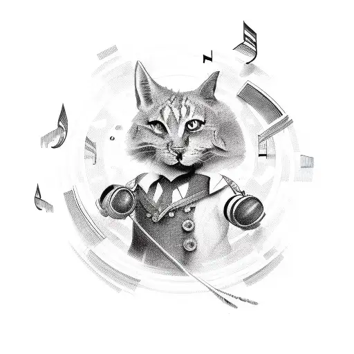 spell Theo with music notes tattoo design idea