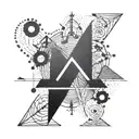 A tattoo of a finance-related symbol or graph tattoo design idea