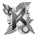 A tattoo of a finance-related symbol or graph tattoo design idea