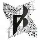 A tattoo of a finance-related symbol or graph tattoo design idea