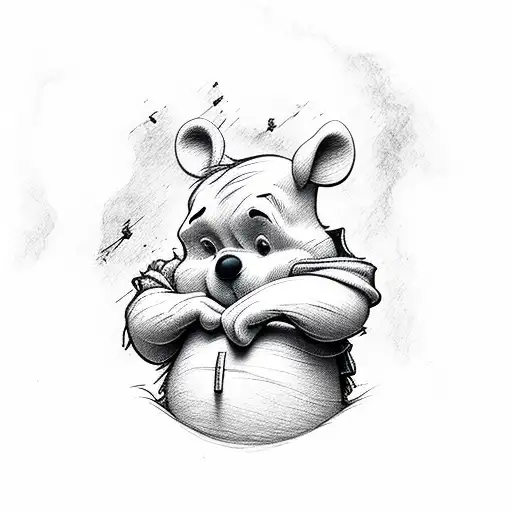 Winnie the Pooh, quotes  tattoo design idea