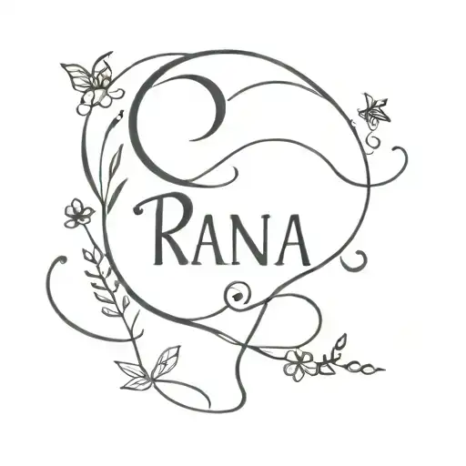 girlfriend/boyfriend tattoo. Our names Rana andAntonio, we met in Brighton. We want that tattoo have half moon. tattoo design idea