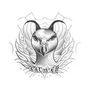 goose wawa logo tattoo design idea