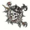 A memory from my deceased brother tattoo design idea