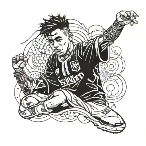 Allison Uriel Neymar Catalina Scarlett tattoo design idea