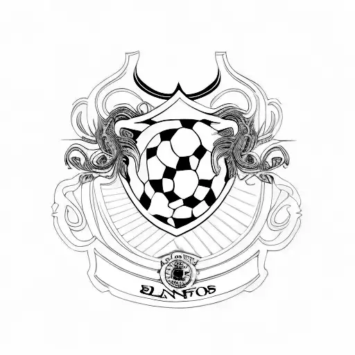 Santos Futebol Clube  tattoo design idea