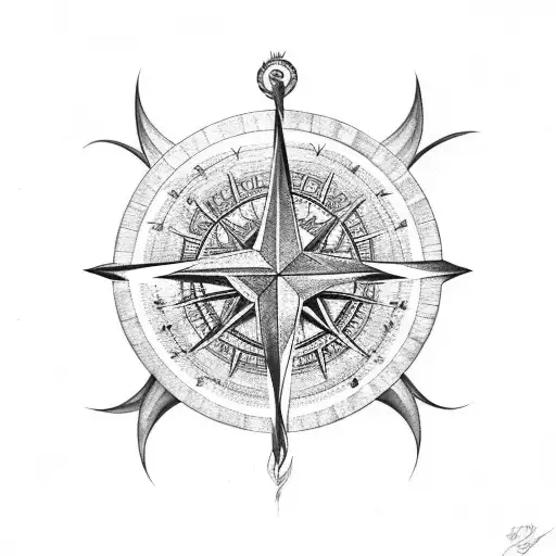My vegvisir / Phoenix back piece | Compass tattoo, Tattoos, Piecings