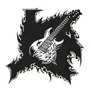 AC/DC tattoo design idea