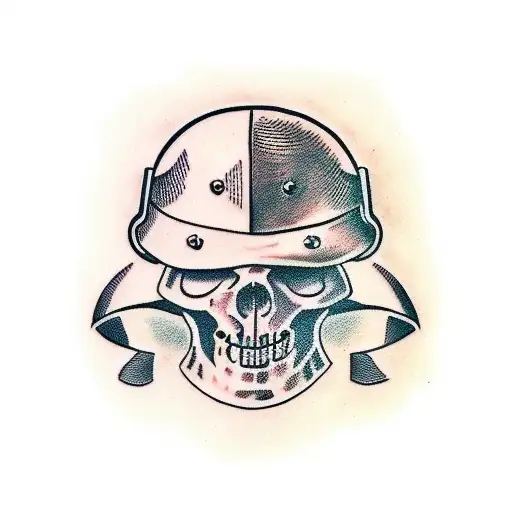 gladiator helmet tattoo design idea