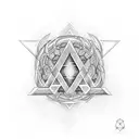 Valknut Symbol tattoo design idea
