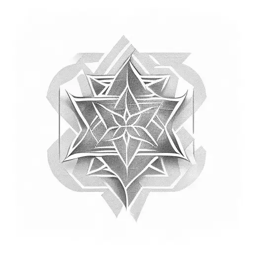 the star from tangled tattoo design idea