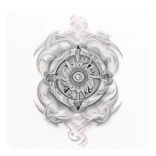 matching  tattoo design idea