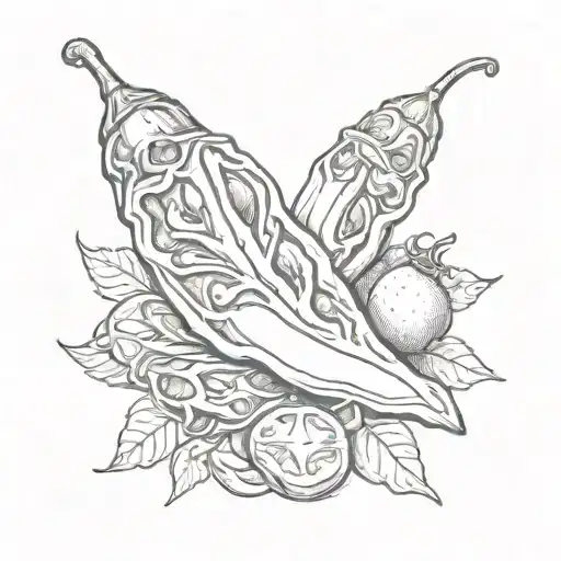 jalapeno tattoo design idea