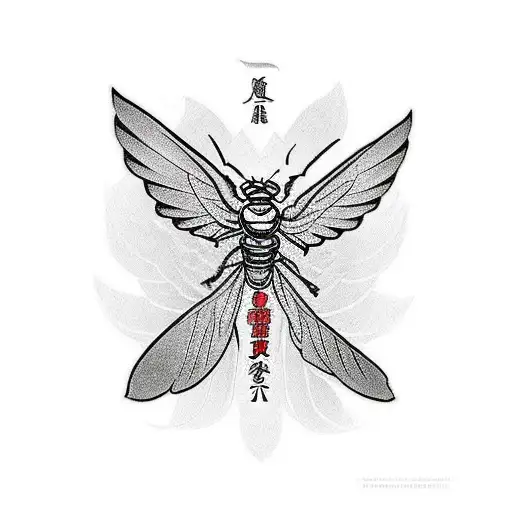 Pic. #Design #Dragonfly #Tattoo, 30905B – Insects Tattoos