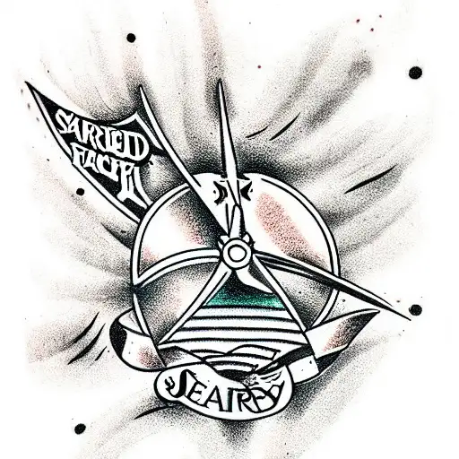 Shield tattoo design idea