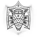 Shield tattoo design idea