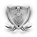 Shield tattoo design idea