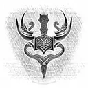 Shield tattoo design idea