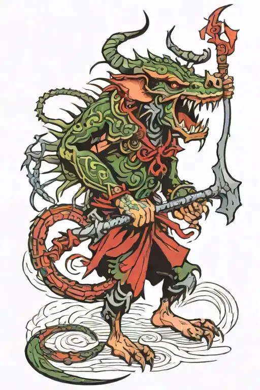 warhammer skaven tattoo design idea