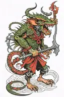 warhammer skaven tattoo design idea