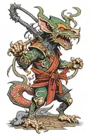 warhammer skaven tattoo design idea