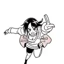 Momo Yaoyorozu from My Hero Academia tattoo design idea
