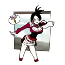 Momo Yaoyorozu from My Hero Academia tattoo design idea