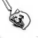 noose, chain, black dog , depression, death, weighed down tattoo design idea