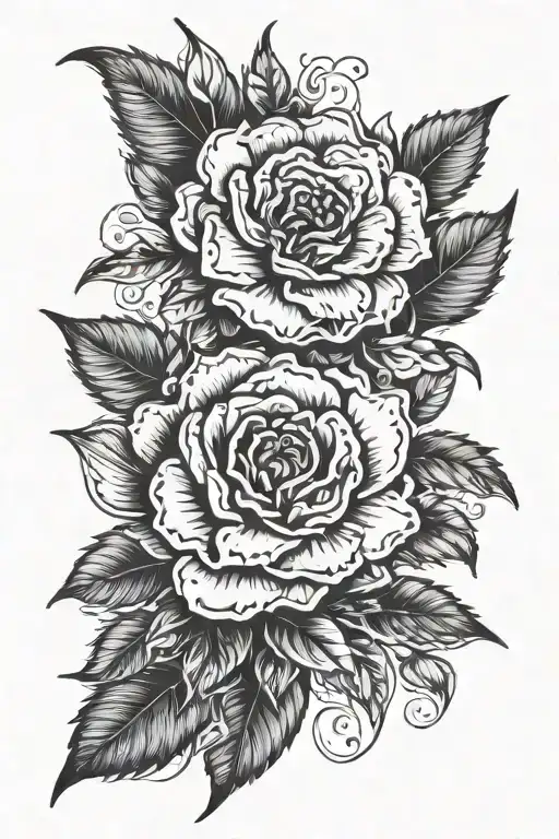 a memorial piece for my mom  tattoo design idea