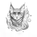 oxygen tattoo design idea