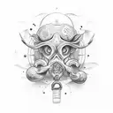 oxygen tattoo design idea