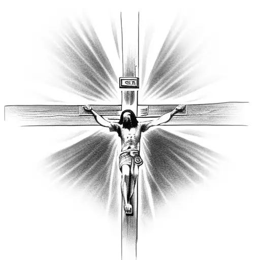 Jesus Cross Painted Ink Brush Son God Jesus Christ Mount Stock Vector by  ©goldenshrimp 442032406