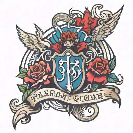 Psalm 91 tattoo design idea