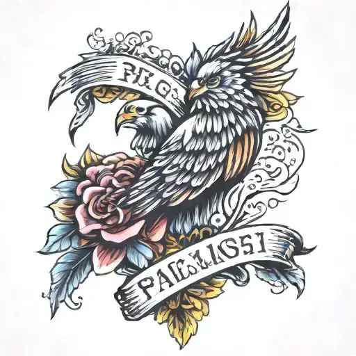 Psalm 91 tattoo design idea